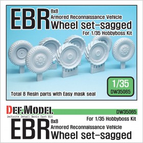 DW35065 French Panhard EBR Wheel set (for Hobbyboss 1/35)