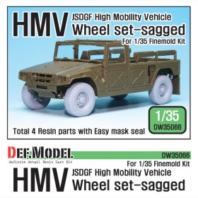 DW35066 JSDGF HMV Sagged Wheel set (for Finemolds 1/35)
