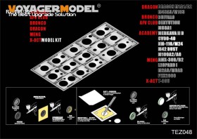 TEZ048 1/35 Modern AFV Road Wheels Stenciling templates ver 2 (MENG/AFV/ACADEMY/BRONCO)