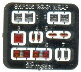 SKP 206 Lenses and taillights for RG-31 Mk 3 Mrap