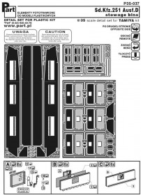 P35 037 Sd.Kfz. 251 Ausf.D - stowage bins