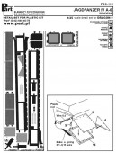 P35 112 Jagdpanzer IV A-0 - fenders