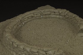 RE35-299 North Africa Medium A-A artillery stand