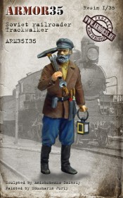 ARM35135 Soviet railroader. Trackwalker.