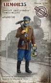 ARM35135 Soviet railroader. Trackwalker.