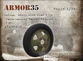 ARM35303 ГАЗ-АА. Спущенное колесо (Ярославский завод). Вариант 1.