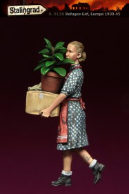 S-3116 Девочка с вещами, Европа 1939-45