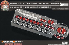 BR35100 Modern U.S. M1000 Trailer Lenses and taillights (For HOBBYBOSS 85502)