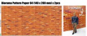 PPA3099 Diorama Pattern Paper 04 (140 x 280 mm) x 2pcs
