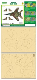 PPA5138 Airbrush CAMO-MASK for 1/48 MiG-29 Camouflage Scheme 2