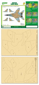 PPA5139 Airbrush CAMO-MASK for 1/48 MiG-29 Camouflage Scheme 3