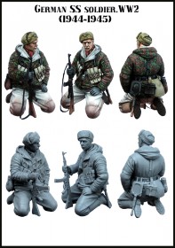 EM-35125 German SS Soldier, WW2 (1944–1945)