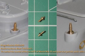 MM3598 Антенный ввод (изолятор). Для установки на модели советской БТТ Второй мировой войны и после военный период до 1954 года.