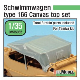 DM35065A Schwimmwagen Type 166 Canvas top (for Tamiya 1/35) - New production master