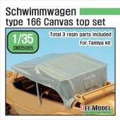 DM35065A Schwimmwagen Type 166 Canvas top (for Tamiya 1/35) - New production master