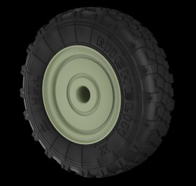 RE35-386 German Fennek LGS Road Wheels