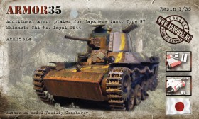 ARM35314 Дополнительная броня для японского танка, Тип 97 Шинхото Чи-Ха, Импал 1944 г.