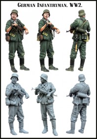 EM-35141 German Infantry WW II