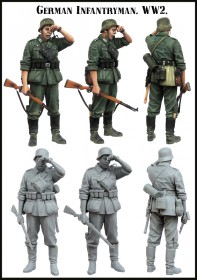 EM-35142 German Infantry WW II