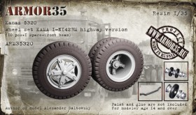 ARM35320 Камаз 5320, Набор колес 
