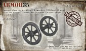 ARM35324 Колёсная пара с литыми спицами (2 шт)