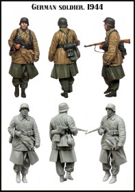 EM-35153 German soldier. 1944