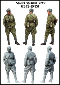 EM-35152 Soviet soldiers. WW2. (1943-1945)