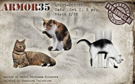 ARM35-003(3D) Кошки (Набор 1)