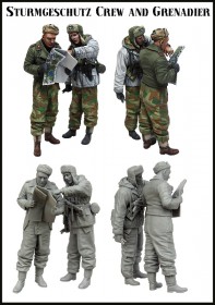 EM-35158 Sturmgeschutz Crew and Grenadier