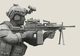 LF3D005 MK.48 MG Set (3ea)