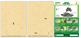 PPA5163 Airbrush CAMO-MASK for 1/35 T14 ARMATA Camouflage Scheme 1