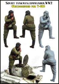 ЕМ-35164 Soviet tankman (commander) WW2