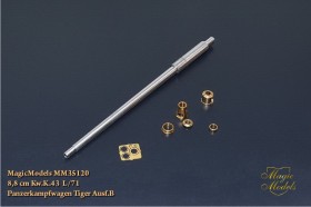 MM35120  8,8 cm Kw.K.43 L/71. Barrel for Panzerkampfwagen Tiger Ausf.B
