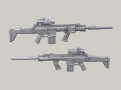 LF3D011 FN SCAR MK17 set (4ea)