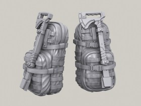 LF3D026 LBT Assault Pack with Gerber Tomahawk set (6ea)