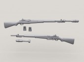 LF3D033 M1 Garand w/Grenade Launcher set