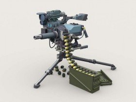 LF3D046 MK47 Striker 40mm AGL w ANPWG-1 Sight on Tripod
