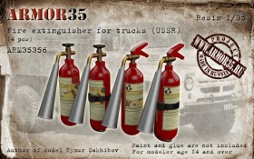 ARM35356 Огнетушитель для грузовых автомобилей (СССР) , 4 штуки