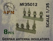 SPM35012 Изоляторы антенных выводов германской техники в наборе 8 шт. 2 типа.