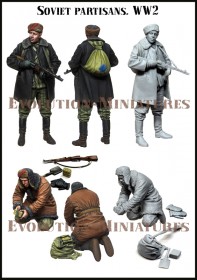 ЕМ-35201 Soviet partisans. WW2