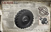 ARM35366 ЗиЛ-131 Колесо спущенное М93 новая резина(1 шт.) Тип 2