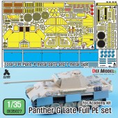 DE35027 WWII Panther G Fulll PE Detail up set (for 1/35 Panther G kit) 