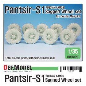 DW35120 Russian Pantsir S-1 Sagged wheel set (for Zvezda/Meng/Trumpete