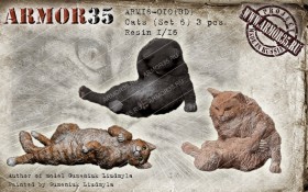 ARM16-010(3D) Кошки (набор 6)