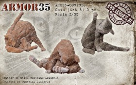 ARM35-009(3D) Кошки (Набор 5)