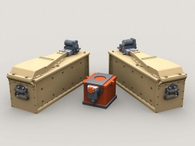 LF3D060 M134 Minigun 3,000 round 3-Bay Ammo Box set