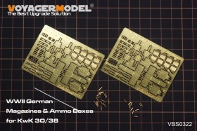 VBS0322 WWII German Magazines & Ammo Boxes for Kwk 30/38 (GP)