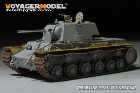 PE351168B WWII Russian KV-1 Mod.1942 Basic（B ver include Gun Barrel）(TRUMPETER 09597)