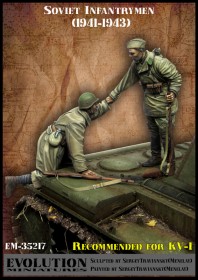 ЕМ-35217 Soviet Infantryman ( 1941 - 1943 ) (recommended for KV-1 tank )