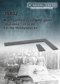 FCM35802 Komsomolets, engine cover grilles